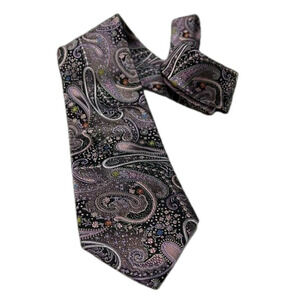 Men's Mauve Paisley Guy Laroche Tie